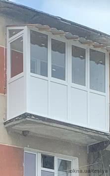 Балкони, лоджії пластикові