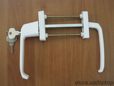 Двусторонняя ручка на балконную дверь, то что надо для курильщиков.