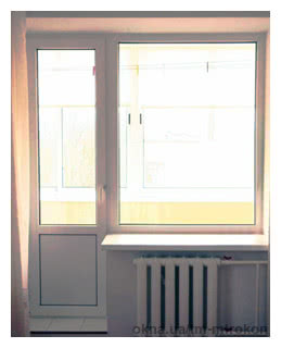 Балконный блок из профиля WDS 400