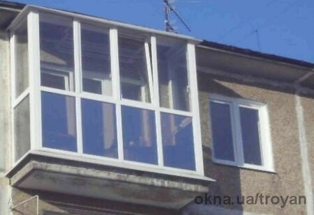 Балкон в блочном доме на последнем этаже