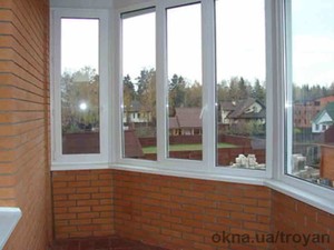 Балконная рама в многоэтажке —  Балконная рама в многоэтажке —