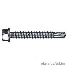 Саморез со сверлом шестигранная голова 4,8*45