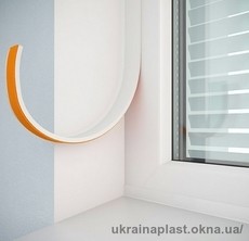 Нащельник ПВХ пластиковый 40 мм