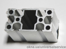 Профиль выставочный анодированный алюминиевый 40*80