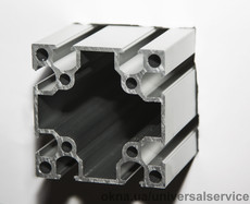 Профиль выставочный анодированный алюминиевый 80*80