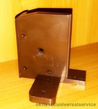 Тримач універсального порога, 70 мм, коричневий