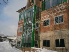 Алюминиевое остекление фасадов