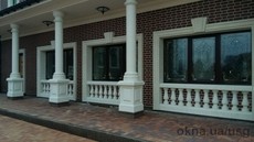 Алюминиевые окна для остекления коттеджей.