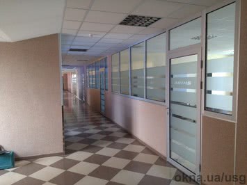 Алюмінієві офісні перегородки, серія 40 - я, ДЗАП (Україна)