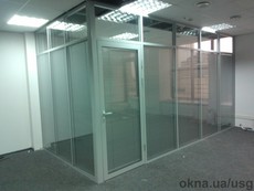 Алюминевые офисные перегородки, серия ALT-110, Alutech