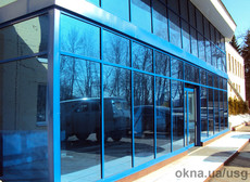 Раздвижные алюминиевые витражи, Киев
