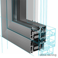 Алюминиевые окна Etem E-75