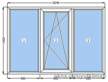 Окно в панельный дом (спальня, зал)