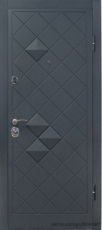 Министерство дверей П-3K-112 V Графит декор 3D Vinorit
