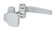 Дверные ручки с ухватом Merkury, серые (RAL 9006).