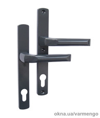 Дверные ручки 28х85х220, антрацит Ral 7016.