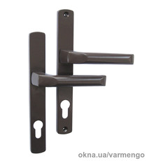 Дверные ручки 28х85х220, коричневые Ral 8019.