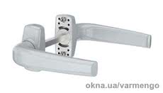 Ручка дверная нажимная Merkury, серая (RAL 9006).