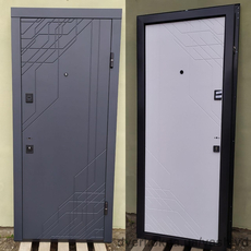 Двери входные металические с мдф накладками