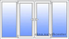 Балконная металлопластиковая рама