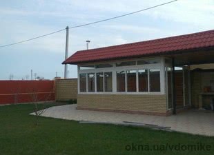 Остекление беседки, раздвижные окна и двери в профиле SWS. —  Остекление беседки, раздвижные окна и двери в профиле SWS. —