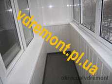 Внутренняя обшивка балкона в Полтаве