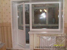 Балконный блок в кирпичном доме