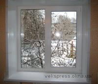 Не дорогое и тёплое окно на кухню