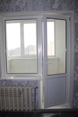 Вихід на балкон (балконний блок) з німецької профільної системи за приємними цінами