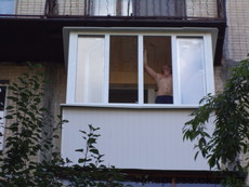 Балкон под ключ с выносом вперед