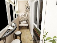 Небольшой балкон.