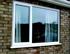 Кухонное окно с тонировкой.