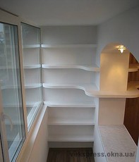 Балкон с выносом по плите под ключ.