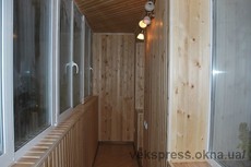 Лоджия с защитой от солнца.