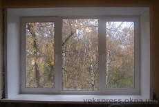 Дуже тепле тристулкове вікно