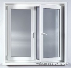 Двухстворчатое окно 1310 х 1420