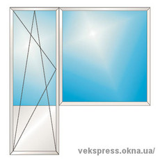 Балконный блок Almplast Siegenia