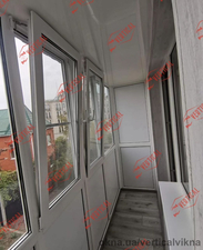 Металопластикові  балкони &mdash; VERTICAL