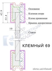 Клеммный профиль 69