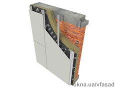 KMD.VF Система навесного фасада для фиброцемента