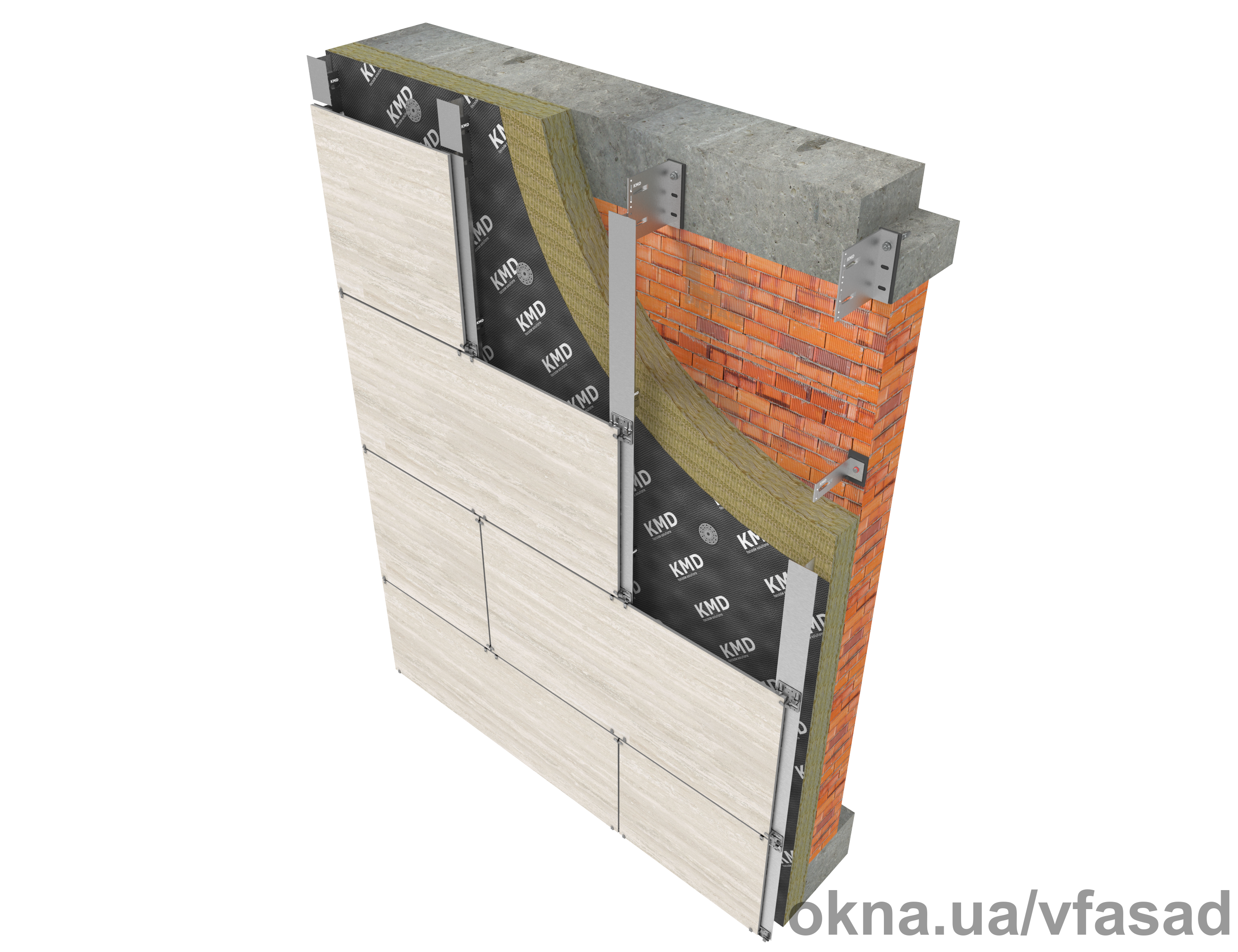 KMD.VF Підконструкція для керамограніту