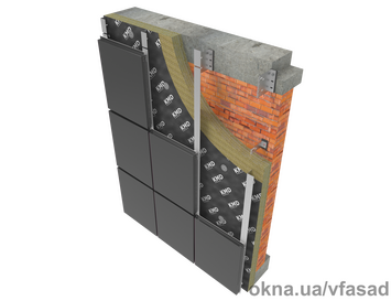 KMD.VF Система навесного фасада под АКП