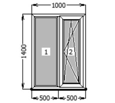 Окно VIKNANOVI WR500