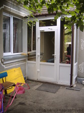 Тамбур с зеркальными пленками в стеклопакете &mdash; Вікна Пласт