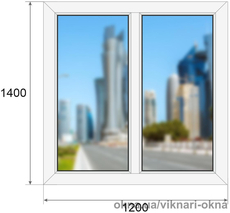 Окно металопластиковое VEKA