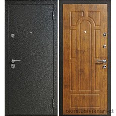 Дверь входная стальная МЕТ/МДФ 860х2050 мм