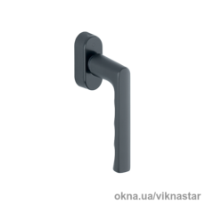 Оконная ручка HOPPE, серии Hamburg с технологией SecuForte® Цвет: чёрный матовый