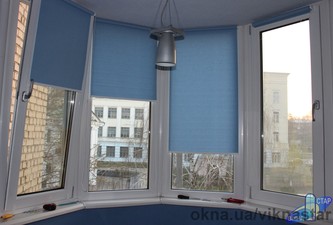 Рулонные шторы на лоджии — Вікна-Стар, ТМ Рулонные шторы на лоджии — Вікна-Стар, ТМ