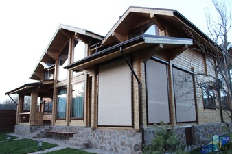 Ветроустойчивый рефлексол (наружные рулонные шторы) с фиксацией ZIP &mdash; Викна-Стар, ТМ