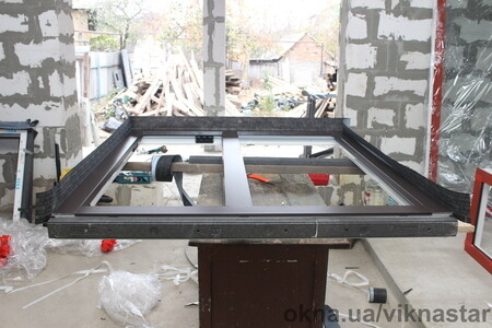 Оригинальные теплые окна с алюминиевыми накладками в г. Измаил